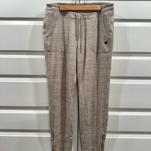 Calvin Klein Capri Joggers with Zipper Accents